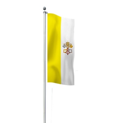 Flaga Watykan Papieska 80x200 cm Flagi NA MASZT