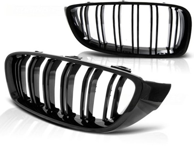 RADIATOR GRILLE GRILLES BMW 4 F32 F33 F36 13- BLACK GLOSS - milautoparts-fr.ukrlive.com