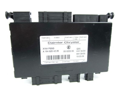 Модуль сидіння сидіння задній задня mercedes gl x164 фото №1