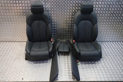 LEATHER SEATS AUDI A8 S8 D4 4H HEATED FRONT REAR F72 - milautoparts-fr.ukrlive.com