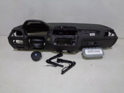 Bmw 1 f20 f21 lift панель приладів подушка безпеки ремені комплект фото №1