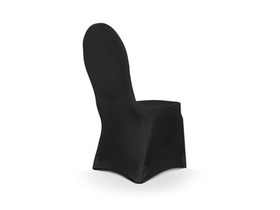 Pokrowiec POKROWCE na krzesło krzesła CZARNY
