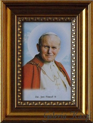Święty Jan Paweł II - OPRAWIONY OBRAZ - religia