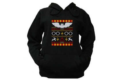 XXL BLUZA KAPTUR DAMSKA HARRY POTTER HOGWART WZOR