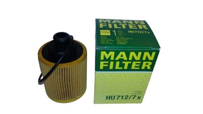 MANN FILTER OILS HU712/7X OPEL CORSA D MERIVA CDTI - milautoparts-fr.ukrlive.com