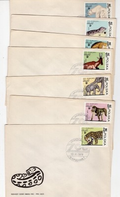 FC370 FDC 2437-2443 zoo