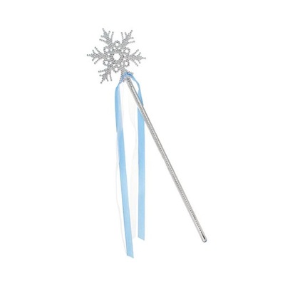 Różdżka Królowej Śniegu / Wróżki - ŚNIEŻYNKA -33cm