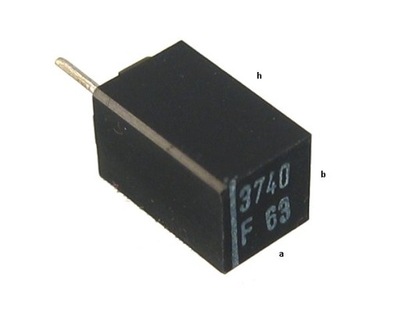Kondensator precyzyjny 1% 3,74nF/63V EMZ - 2 sztuki