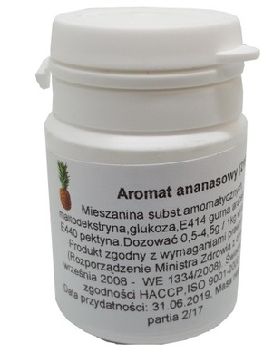 id_2155 AROMAT ANANASOWY ANANAS 20g TORT AROMATY