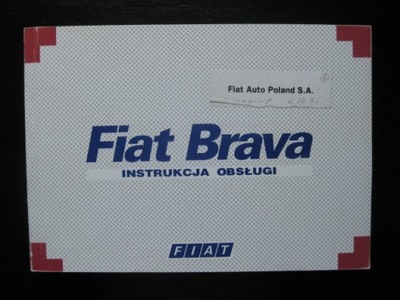 FIAT BRAVA I 1995-1999 POLSKA MANUAL SERVICE ORIGINAL FROM 1996 ROKU - milautoparts-fr.ukrlive.com