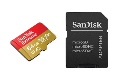 Karta pamięci SANDISK EXTREME microSDXC 64G