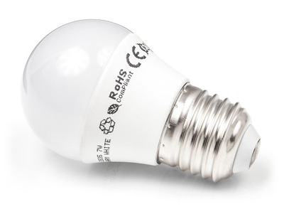 LED ŽIAROVKA E27 7W SMD2835 BIELA STUDENÁ