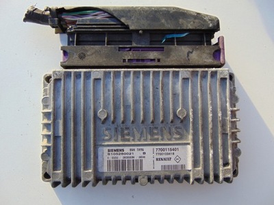 Бортовой компьютер s105280021b 7700115401 renault clio фото №1