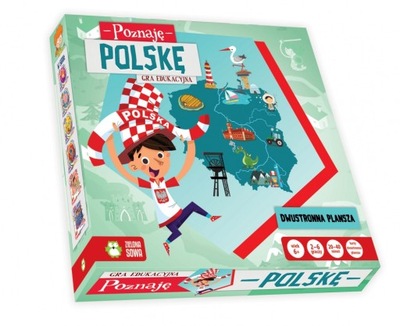 Gra planszowa Zielona Sowa Poznaję Polskę