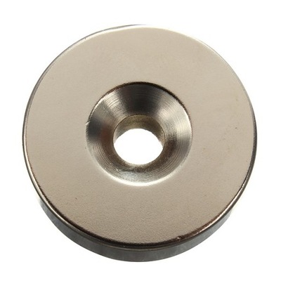 Magnes neodymowy pierścieniowy 25x5mm, 7.5/4.5mm