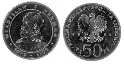 50 zł Władysław I Herman 1981 r