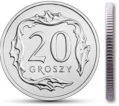 20 gr groszy 2002 mennicza mennicze z woreczka