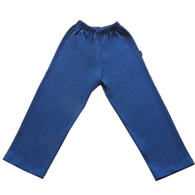 Lekkie spodnie dresowe *122* - Gracja - niebieski