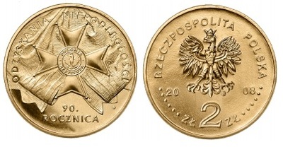 2 zł(2008) - 90.rocznica Odzyskania Niepodległości