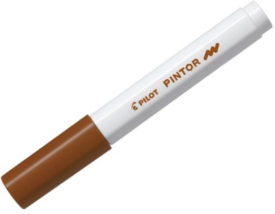 Marker z farbą Pilot PINTOR FINE brązowy