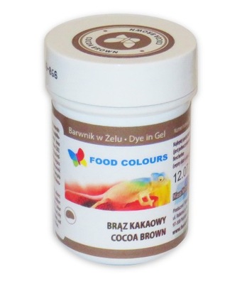 Brąz kakaowy Barwnik spożywczy w ŻELU słoiczki 35g