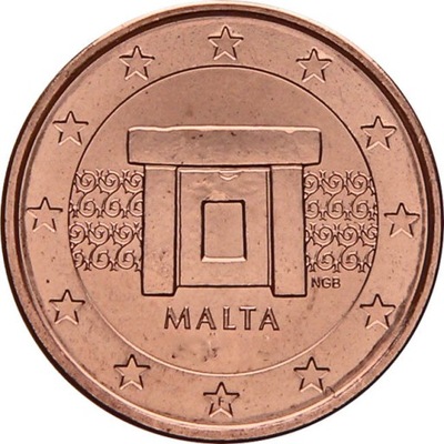 MALTA - 1 cent 2016 r. z rolki menniczej