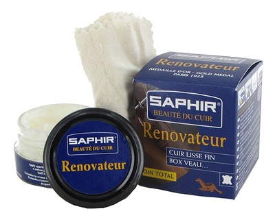 Krém Pasta Renovátor pre hladké kože na topánky Saphir BDC Renovateur 50 ml