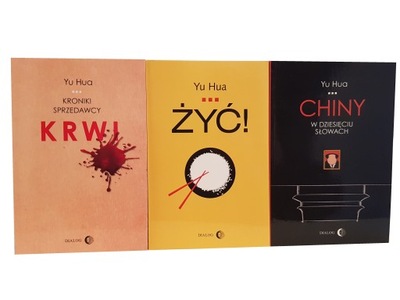 YU HUA - Literatura AZJATYCKA - PAKIET 3 książki