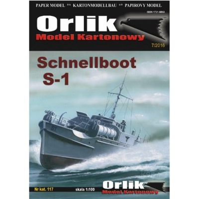 Orlik 117 - Kuter torpedowy Schnellboot S-1 1:100