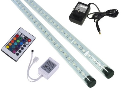 2x110cm świetlówka LED RGB oświetlenie akwarium