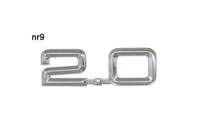 SIGN LOGO EMBLEM AUDI 2.0 A3 A4 A6 A8 80 NR9 - milautoparts-fr.ukrlive.com