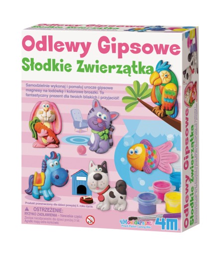 Odlewy Gipsowe Dla Dzieci SŁODKIE ZWIERZAKI HIT