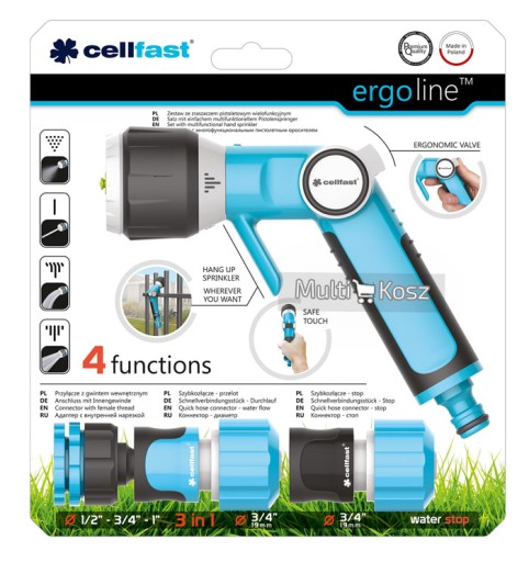 Набор мультипистолетов CELLFAST ERGO 3/4 53-535