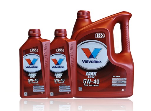 VALVOLINE MAXLIFE OIL 5W40 5W-40 6л (4+1+1) СЛЕНСК