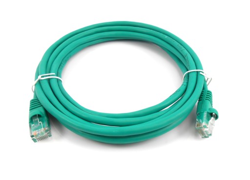 RJ45 CAT5E LAN КАБЕЛЬ 3 м ВИТАЯ ПАРА, зеленый