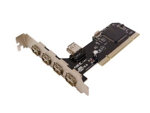 Kontroler PCI USB 2.0 4-porty NEC Win7 10 Szczecin