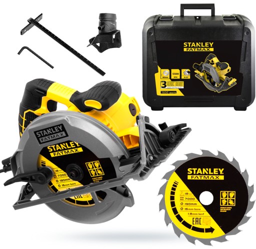 Пила циркулярная STANLEY FME301K 190 1650Вт + кейс