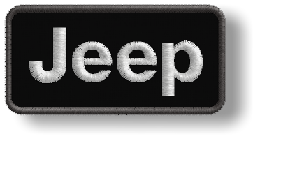 Нашивка Jeep с вышивкой