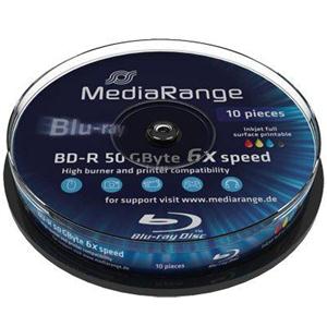 MEDIARANGE BLU-RAY BD-R DL 50 ГБ 6x 1 шт. ДЛЯ ПЕЧАТИ