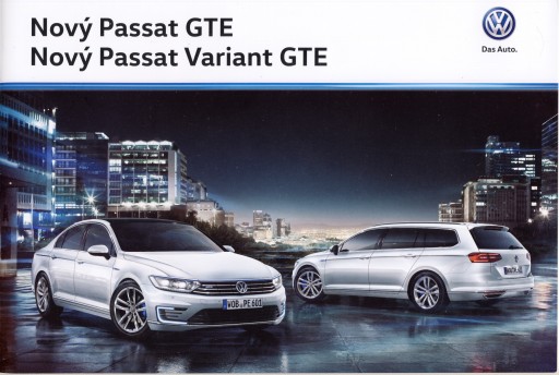 Volkswagen Vw Passat GTE проспект 2015 Чехия