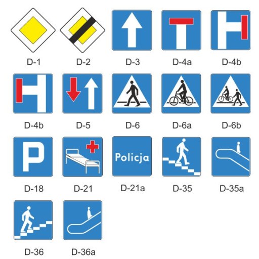 Наклейка на дорожный знак D Face 600x600 мм Тип I