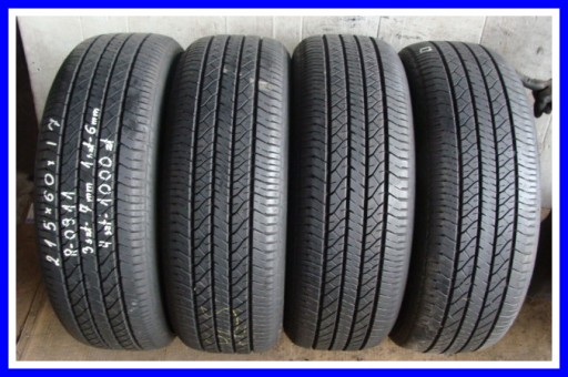 ШИНЫ 215/60/17 DUNLOP SP SPORT 270 7мм