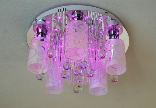 370 NOWOCZESNY ŻYRANDOL LAMPA SUFITOWA PLAFON LED