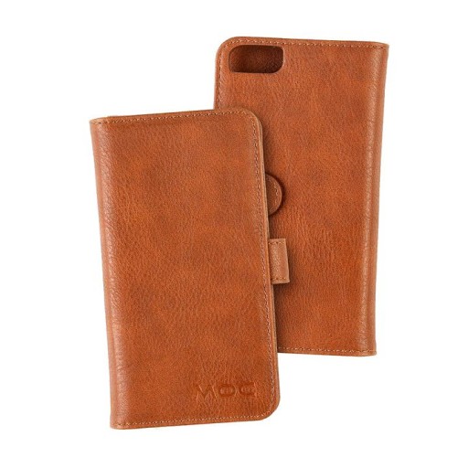 Portfel do iPhone 7 8 MOC Velcro Wallet Brown