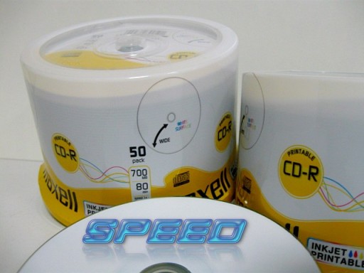 Диски Maxell CD-R для печати тортов 50 шт.