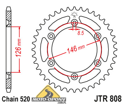 Suzuki DR-Z 400 SM 2005-13 Комплект привода X-Ring