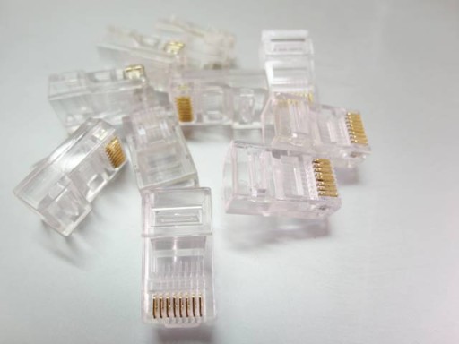 модульная сетевая вилка RJ45 8p8c 10 шт.