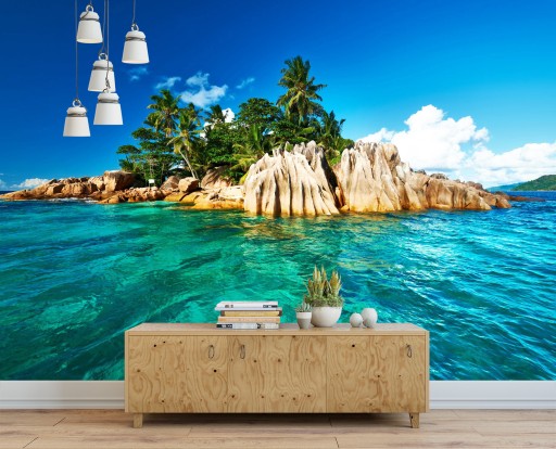 3D фотообои «Океан» Palm Island 208x146 F00512