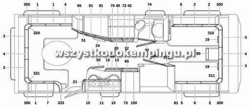 МАЛЕНЬКАЯ РЕШЕТКА ХОЛОДИЛЬНИКА DOMETIC ELEKTROLUX ДЛЯ LS 100