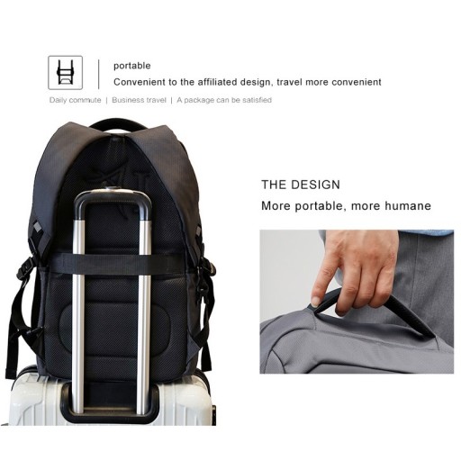 Рюкзак WROCŁAW Arctic Hunter для ноутбука 17,3 USB